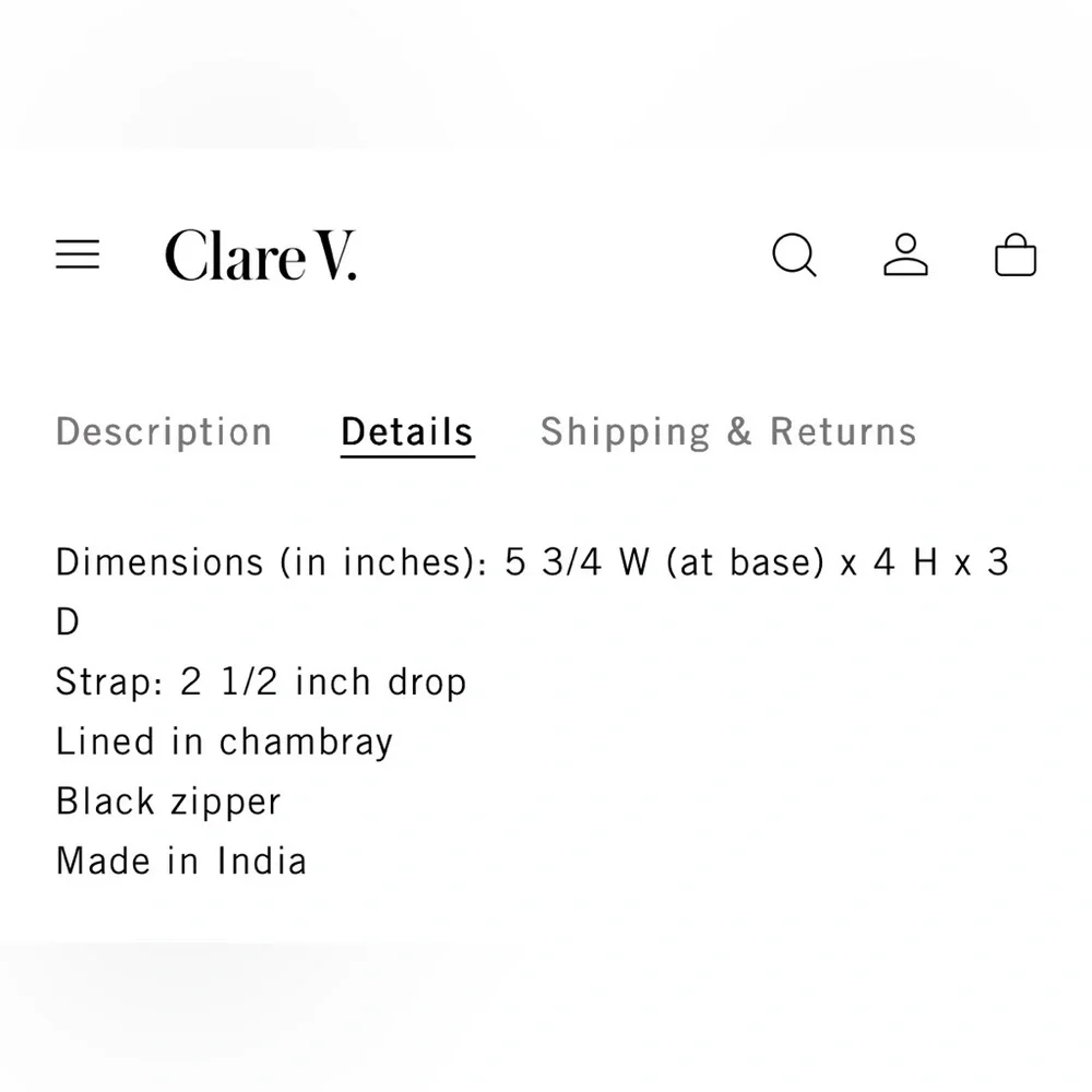 Clare V. Lil Zip Sac - Picture 6 of 9